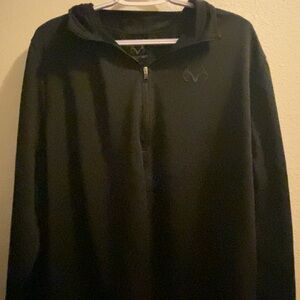 Black Quarter-Zip Pullover